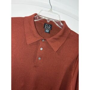 Jos A Bank‎ Men's Medium Sweater/Shirt 100% Silk Long Sleeves Fast Shipping! MED